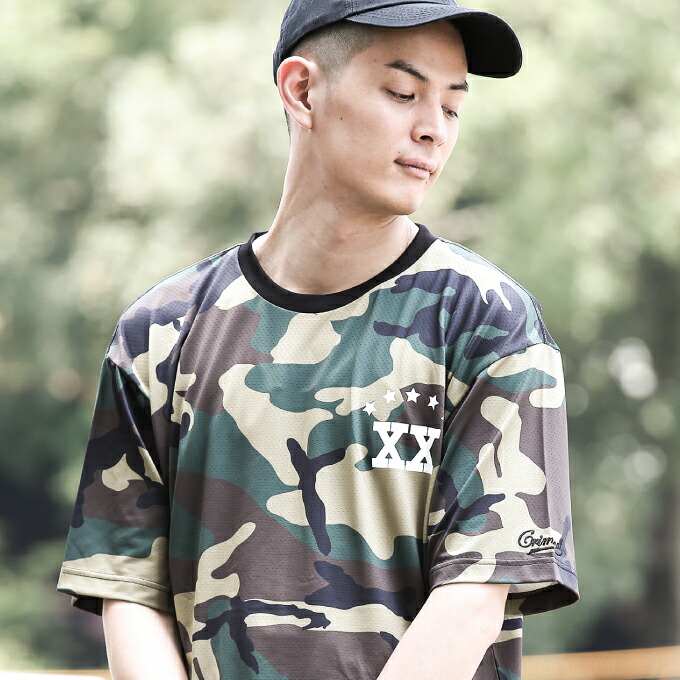 楽天市場】Criminal Original 【迷彩メッシュTシャツ】 吸汗速乾 爽快