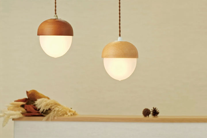 楽天市場】ペンダントライト LED 【 Lommel 】 1灯 どんぐり
