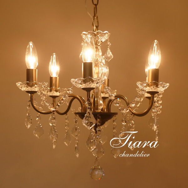 楽天市場】シャンデリア 【 Tiara / アンティーク 】 6灯 LED フレンチ