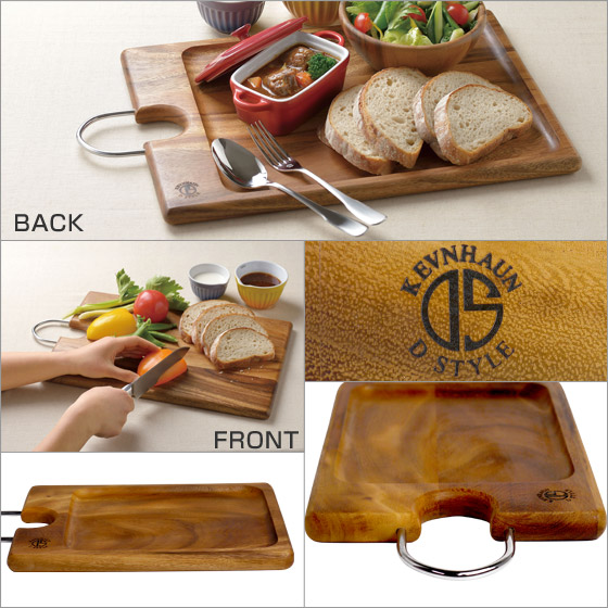 楽天市場】ケヴンハウン 木製 カッティングボード＆モーニングトレイ L