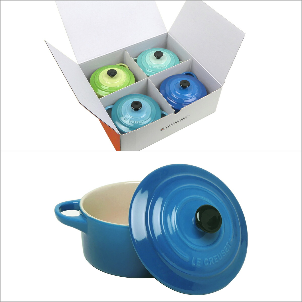 楽天市場】ルクルーゼ （ル・クルーゼ） ミニココット 10cm 4個セット