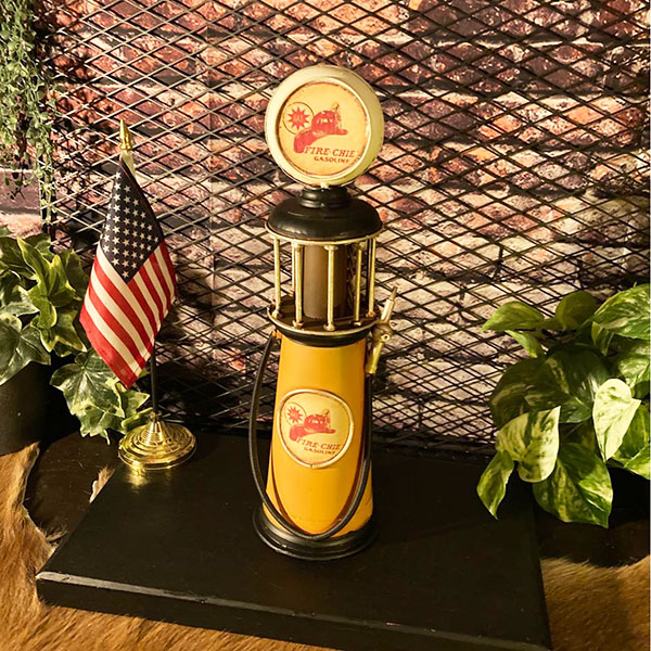 楽天市場】アンティーク・インテリアオブジェ｢ブリキ製 ガソリンポンプ