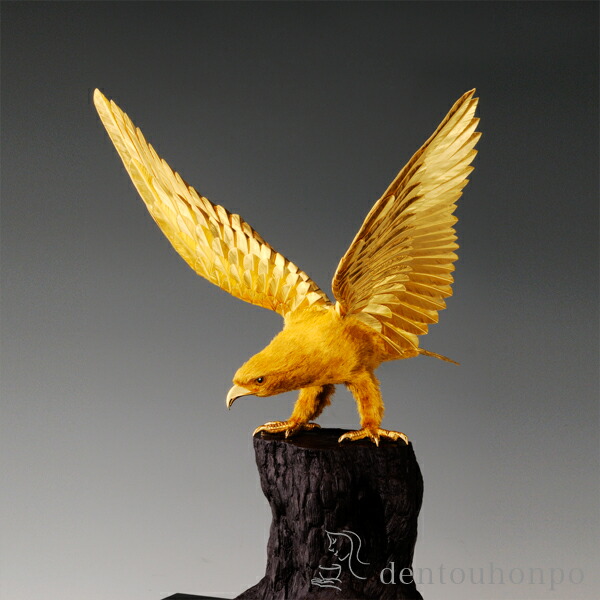 楽天市場】純金 白鷹 C 400g ( 光則（金工芸） 木札名入れ有料 高級