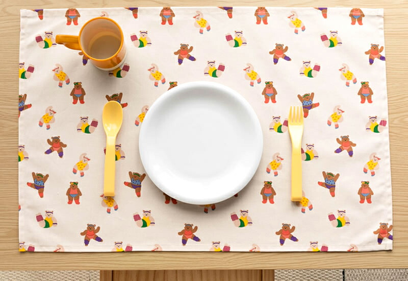 楽天市場】【770円〜】特大 ランチョンマット 布 40×60cm ［desuite