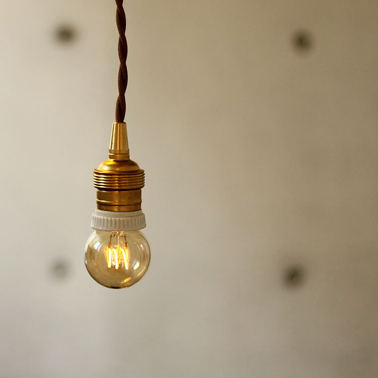 楽天市場】【100cmタイプ】ソケット ペンダントライト 真鍮 1灯 E26