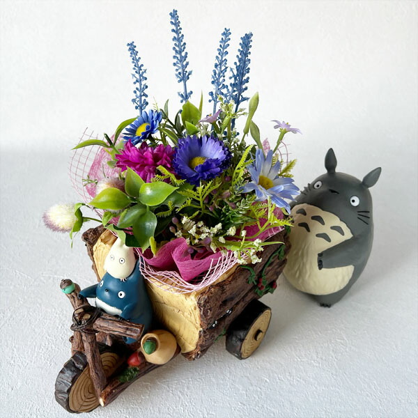 楽天市場】ジブリ となりのトトロ グッズ プランターカバー＆造花