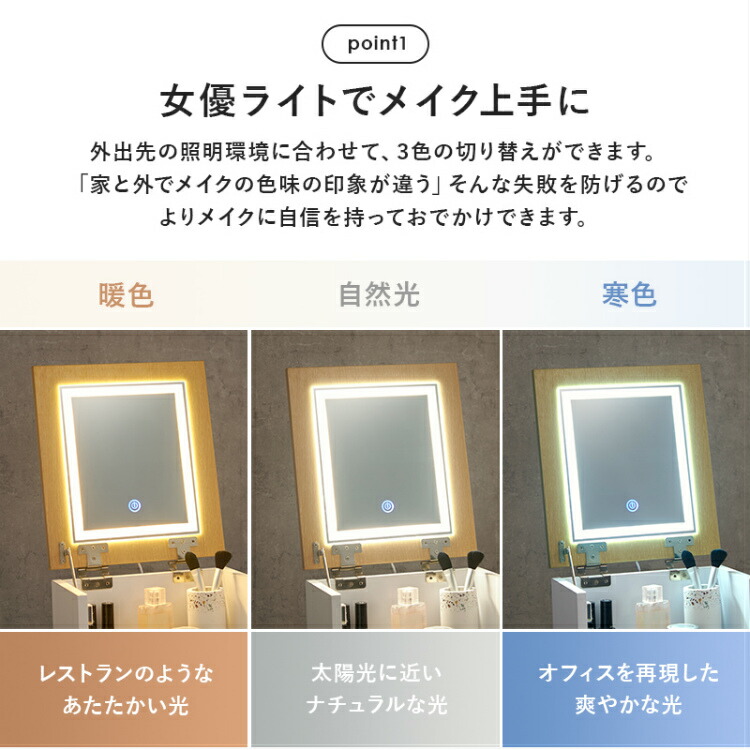 楽天市場】【レビュー特典付き】コスメワゴン キャスター付き ロー