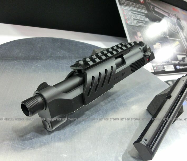 楽天市場】電動ハンドガンM9A1用 スライド一体型マウントレイル【東京
