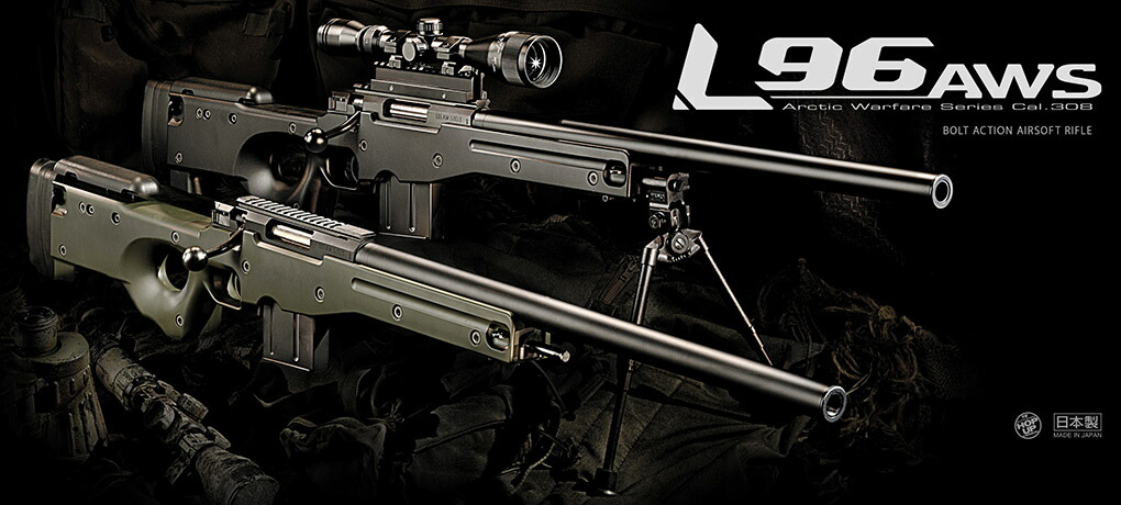 楽天市場】ボルトアクション ライフル L96 AWS ODストック【東京マルイ