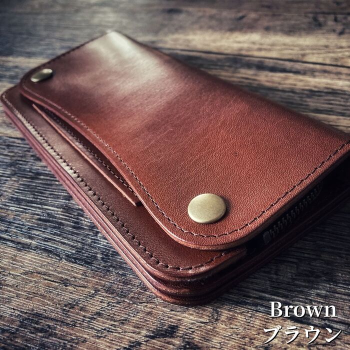 楽天市場】トラッカーウォレット 栃木レザー 日本製 本革 長財布