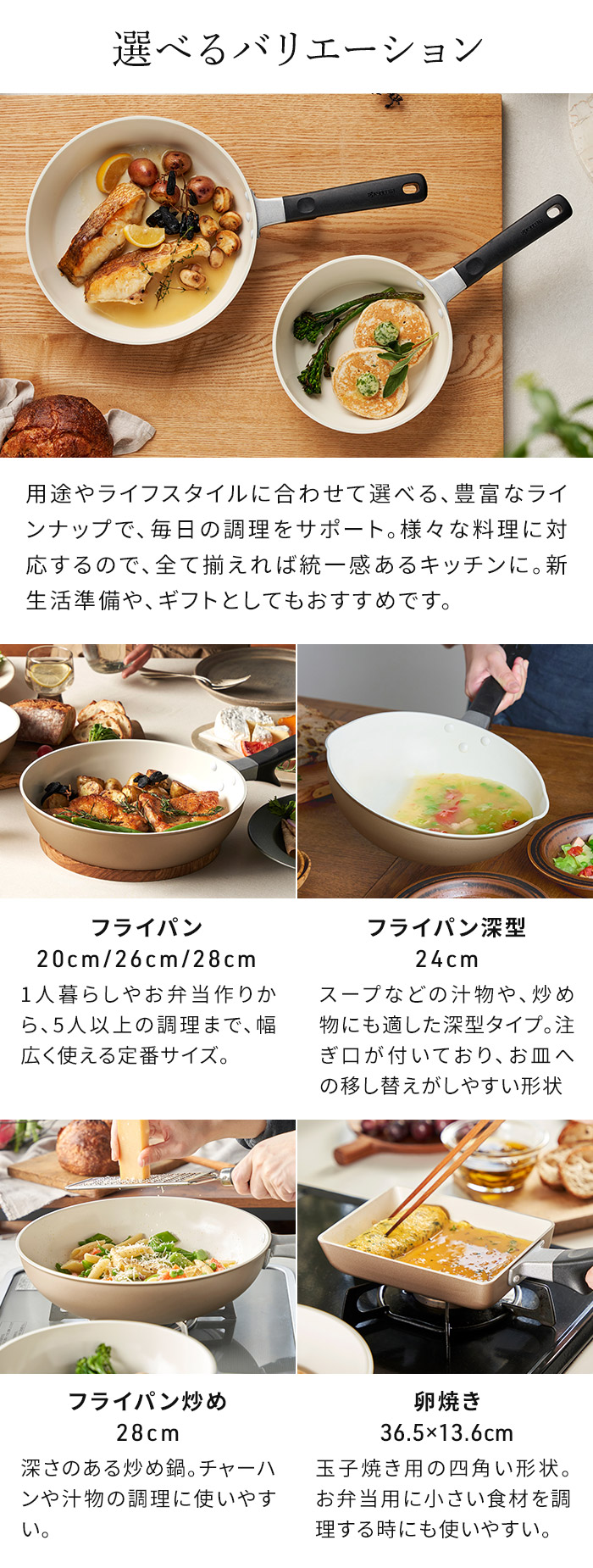 楽天市場】京セラ フライパン 卵焼き器 セラミックフライパン セラ