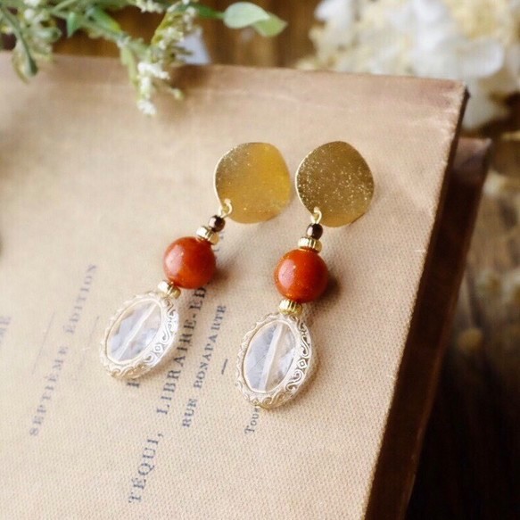 楽天市場】【14kgfピアス or イヤリング】ヴィンテージテイスト