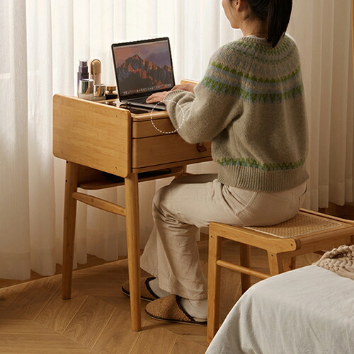 楽天市場】【レビュー特典】ドレッサー デスク 幅60cm 一面鏡