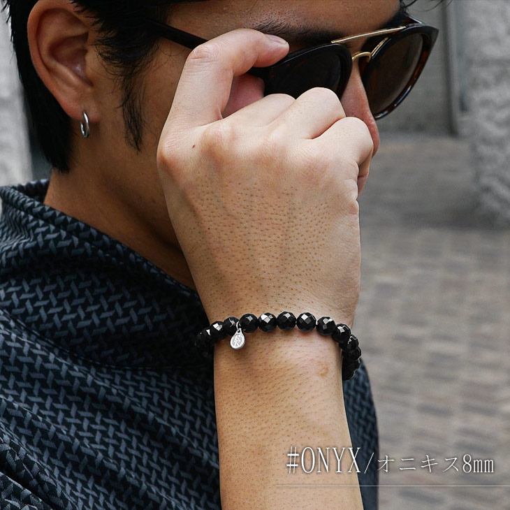 楽天市場】ブレスレット メンズ ストーンブレス 数珠 ブレスレット