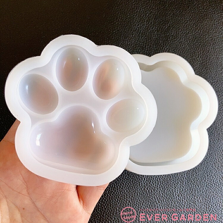 楽天市場】【用途いろいろ♪】 肉球 小物入れ 猫 シリコンモールド