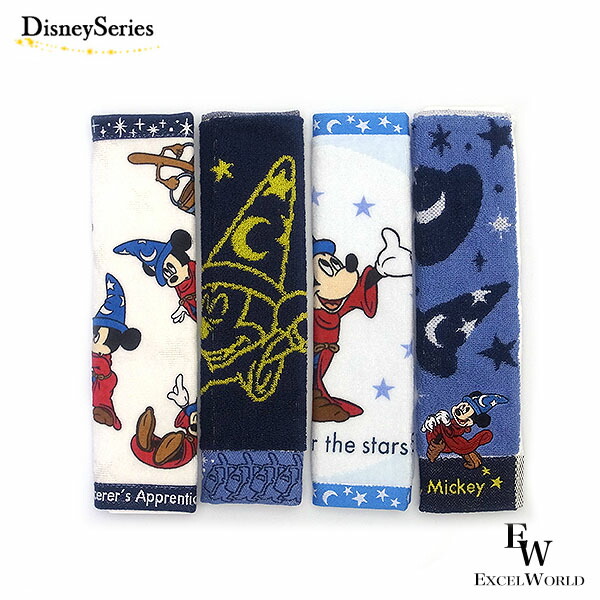 楽天市場】魔法使いのミッキー ミニタオル4枚 ファンタジア タオル