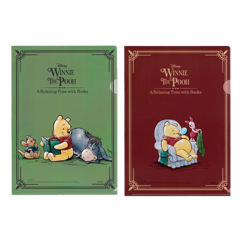 楽天市場】くまのプーさん ギミッククリアファイル A RelaxingTime