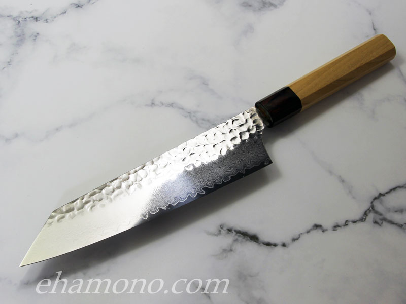 楽天市場】堺孝行 V金10号ダマスカス33層鎚目 和式剣型牛刀（切付牛刀