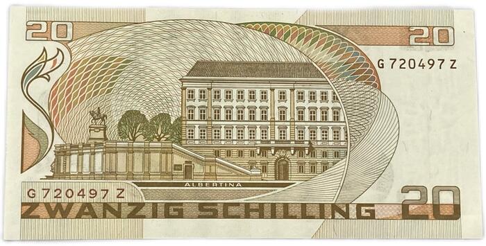 楽天市場】オーストリア 20シリング 紙幣 美品 1986年 世界 外国 貨幣