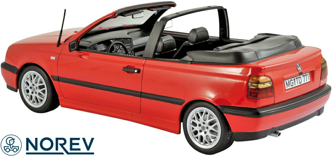 楽天市場】【NOREV】ノレブ 1/18 VW ゴルフ3 カブリオレ 1995y (レッド