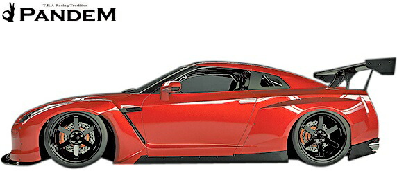 楽天市場】【M's】NISSAN R35 GT-R PANDEM GTウイング FRP TRA京都