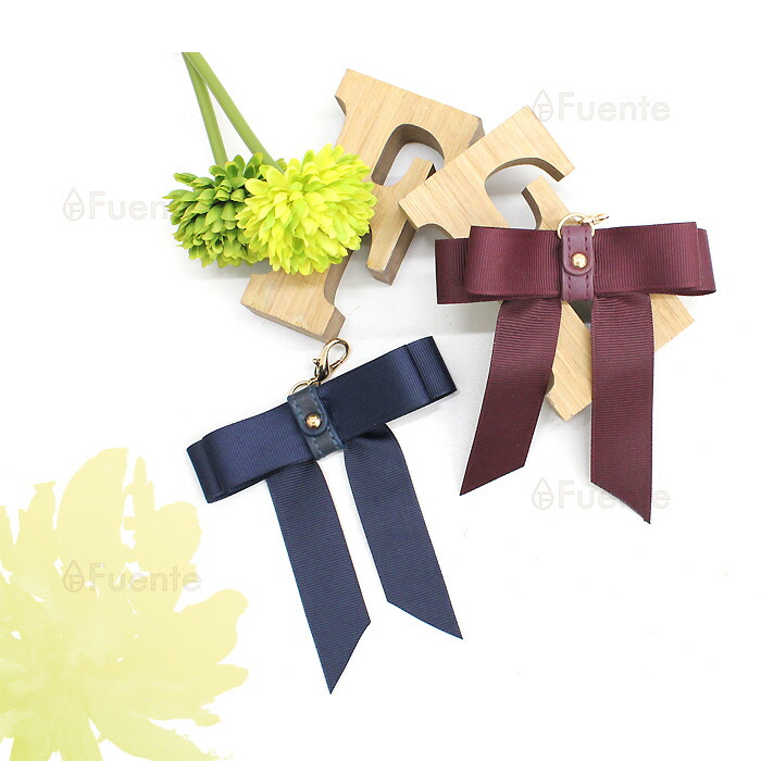 楽天市場】【グログランリボンチャーム】[りぼん バッグチャーム