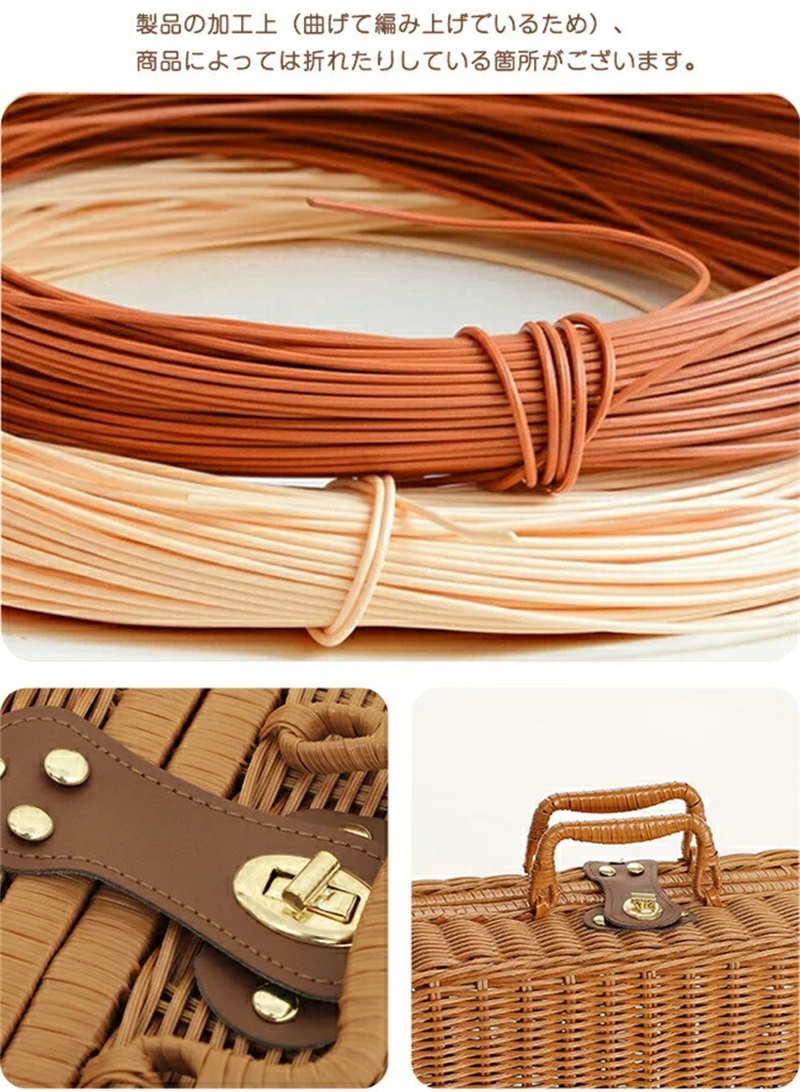 楽天市場】フタ付き かご バスケット カゴ 籐調 ラタン調 雑貨