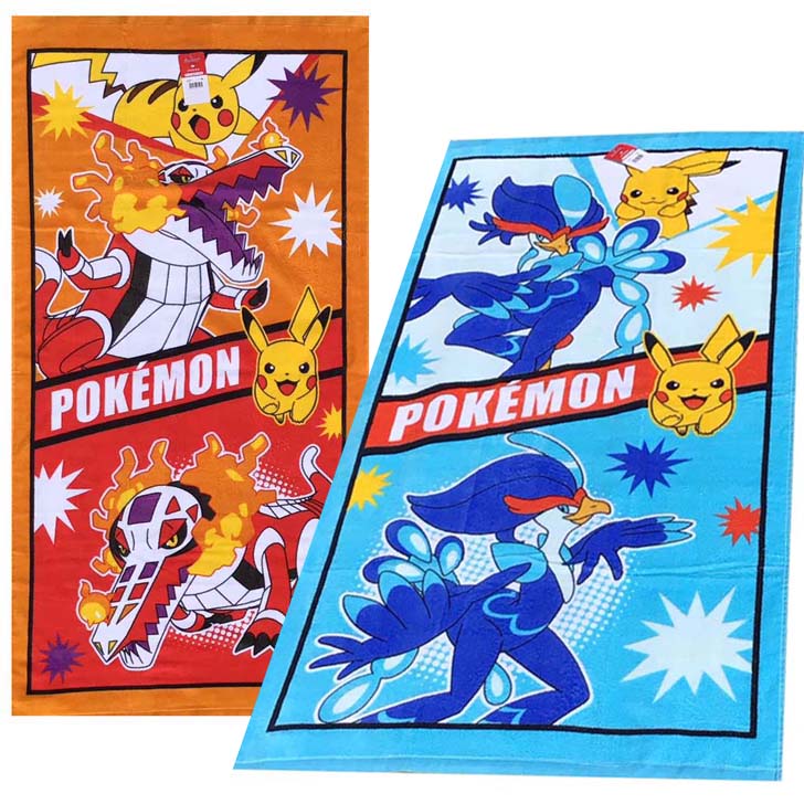 楽天市場】ポケモン バスタオル 60cm×120cm ウェーニバル ラウドボーン