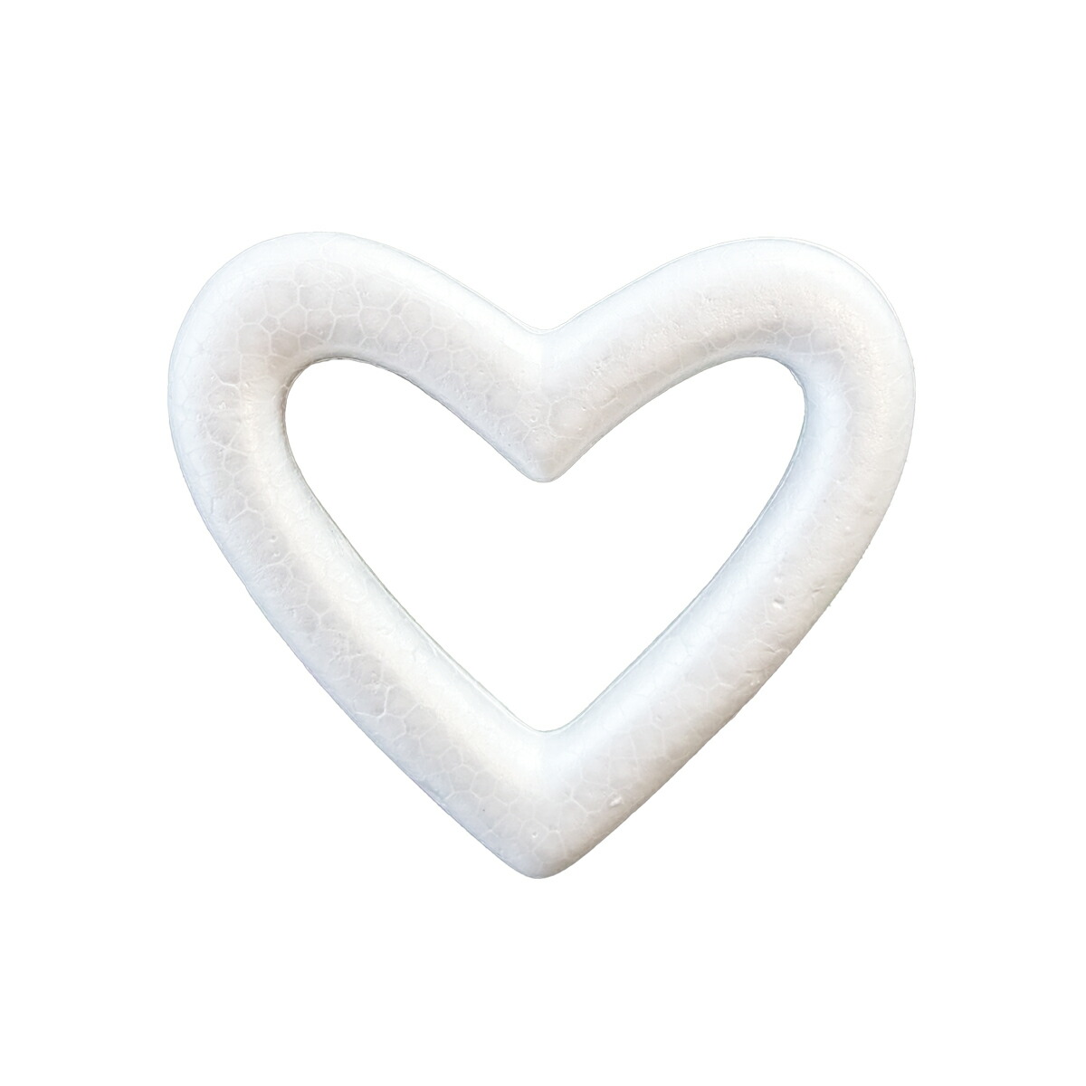 楽天市場】発泡スチロール ハートリース 60mm (横幅8cm）（1個