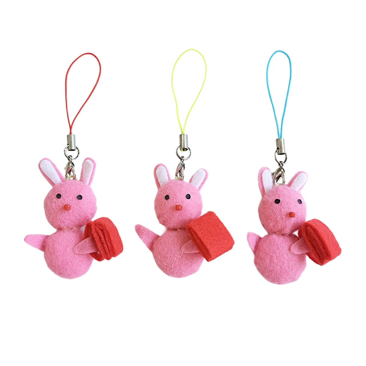 楽天市場】携帯ストラップ ランドセルうさちゃんのストラップ フェルト