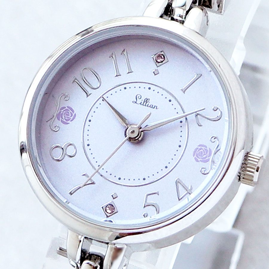 楽天市場】腕時計 レディース ロジェ メタル 花柄 ボタニカル 花びら