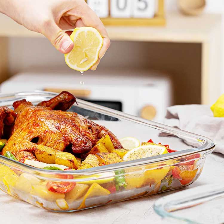 楽天市場】 クリア グラタン皿 おしゃれ 長方形 2.2L 大皿 耐熱皿 耐熱