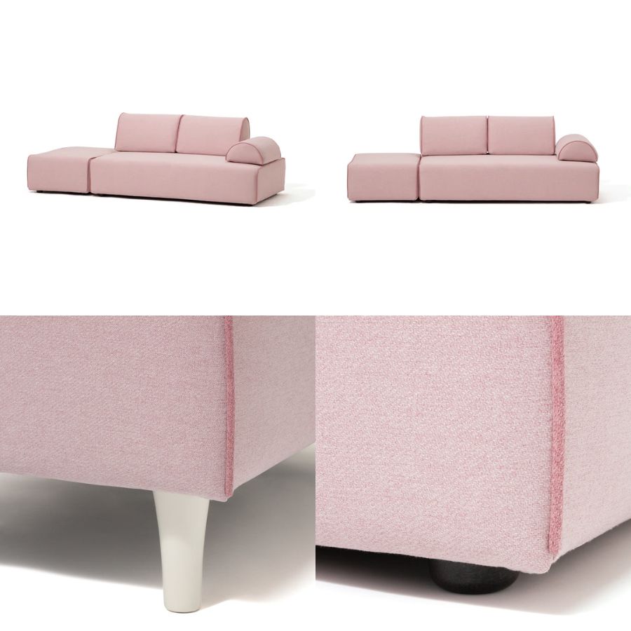 楽天市場】Francfranc フランフラン ソミュール ソファ ピンク グレー