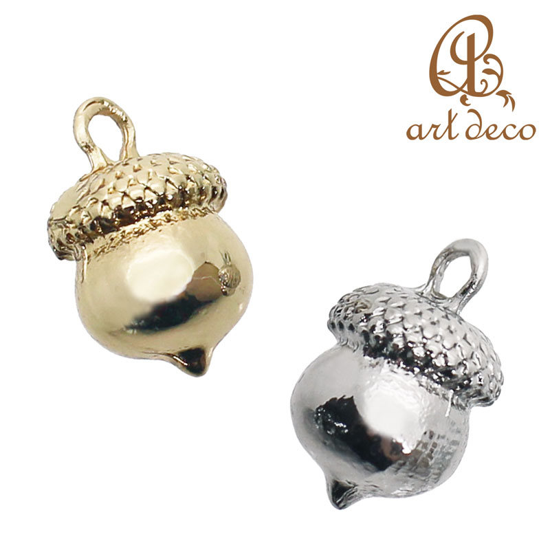 楽天市場】チャーム どんぐり 立体 キーホルダー ペンダントトップ 2個