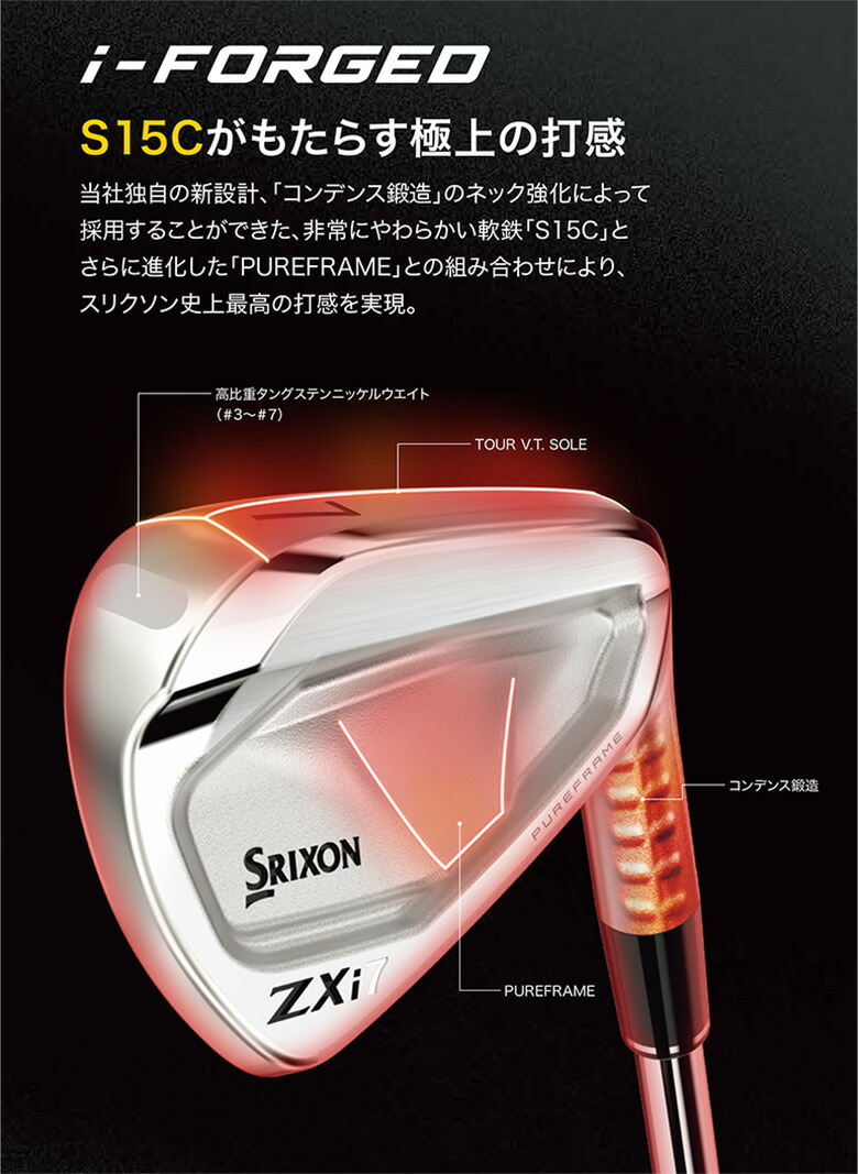 楽天市場】ダンロップ スリクソン ZXi7 アイアン単品 N.S.PRO MODUS3