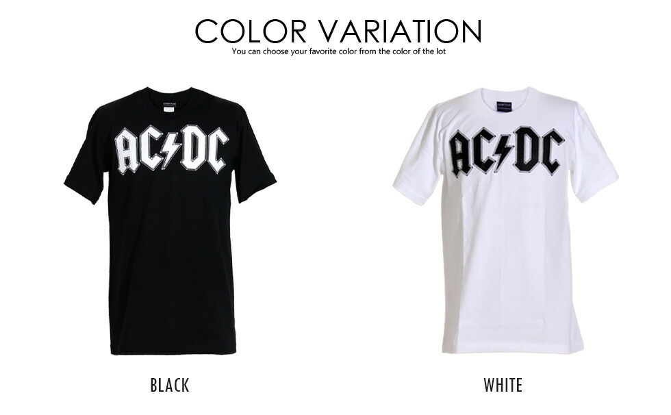 楽天市場】AC/DC Tシャツ エーシーディーシー ロックTシャツ バンドT