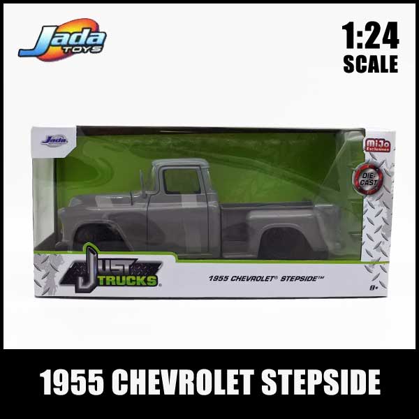 楽天市場】1/24 箱入り ミニカー 1955 CHEVROLET STEPSIDE グレー