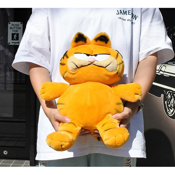 楽天市場】海外直輸入 USED品 ガーフィールド ぬいぐるみ L
