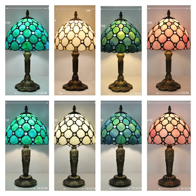 楽天市場】ステンドグラスランプ スタンド照明 テーブルライト