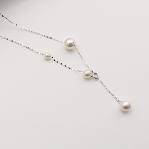 楽天市場】あこや真珠 Y字ネックレスの通販