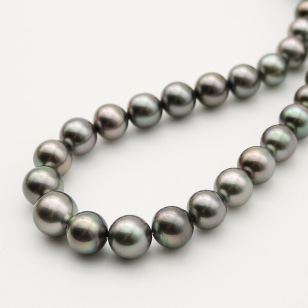 楽天市場】真珠 パール ネックレス 黒蝶真珠 パールネックレス 8mm