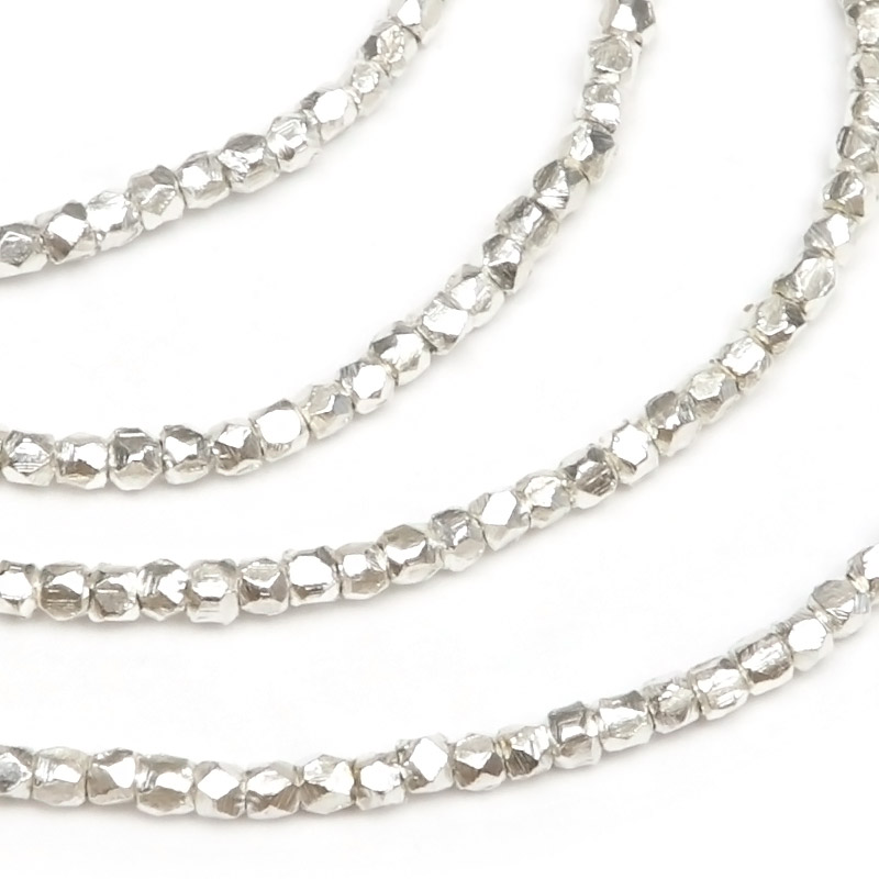 楽天市場】カレンシルバー キューブカット 1mm【1連販売】▽ シルバー