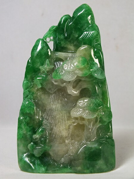 楽天市場】□龍香堂□☆ミャンマー氷種翡翠（アイスジェダイト）彫刻