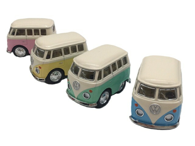 楽天市場】ワーゲンバス ミニカー（フリクションカー・プルバックカー