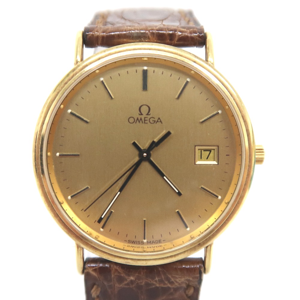 楽天市場】オメガ 腕時計 デビル De Ville ゴールド文字盤 18K