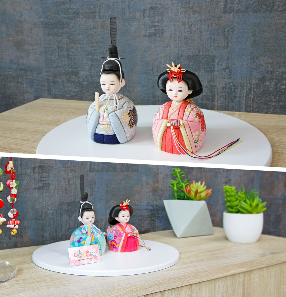 楽天市場】雛人形 コンパクト おしゃれ ケース飾り平飾り 木目込み