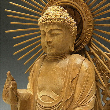 楽天市場】白檀 阿弥陀如来 立像 30cm 木彫り 仏像 [Ryusho] : 龍祥本舗