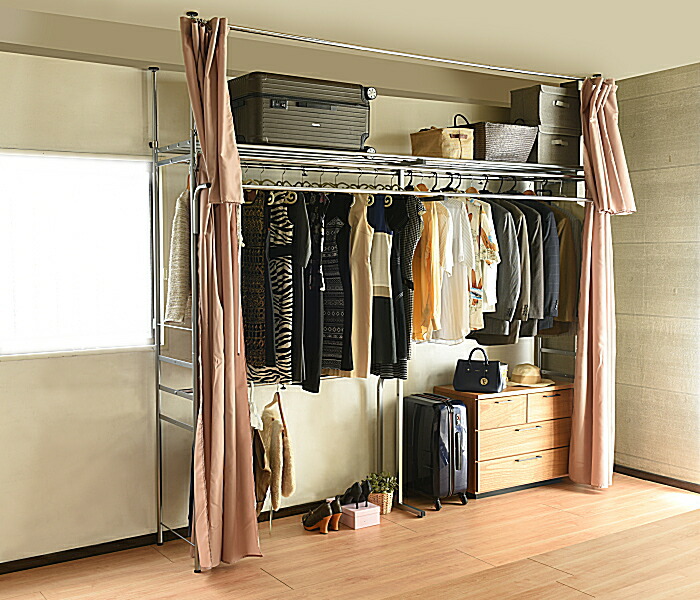 大阪市内引取限定＊SEI-SK-201-S ハンガーラック 幅147～200cm 大阪市