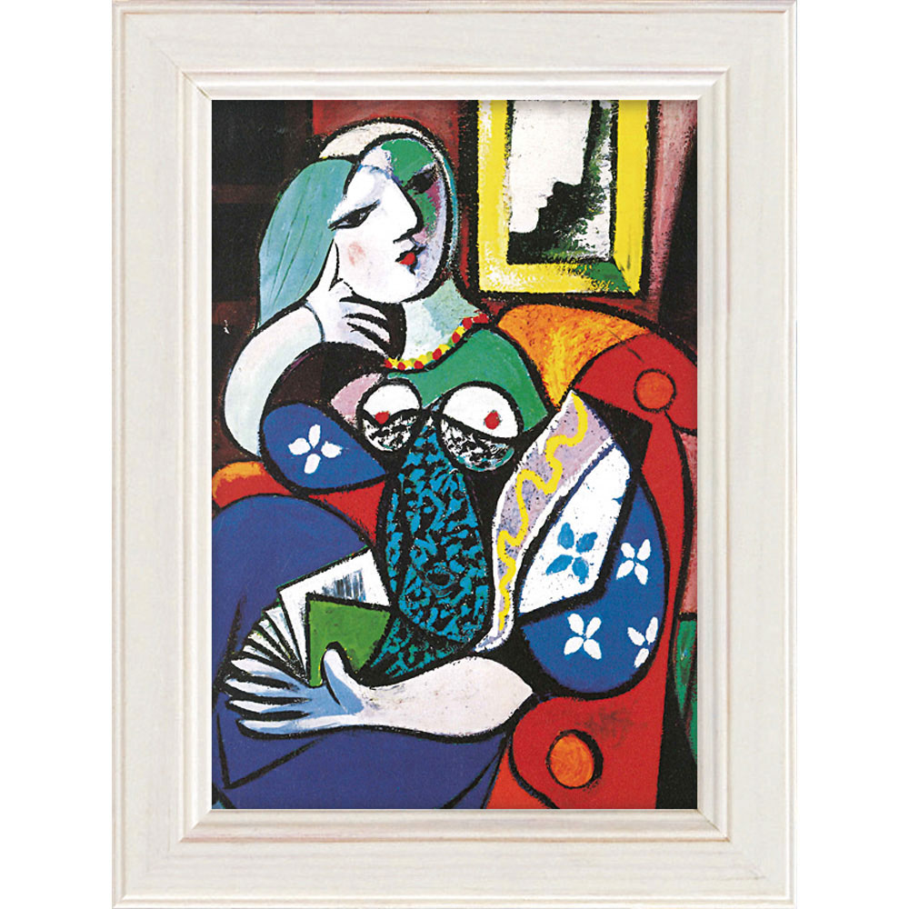 楽天市場】絵画 パブロ ピカソ「本を持つ女性」 ゆうパケット