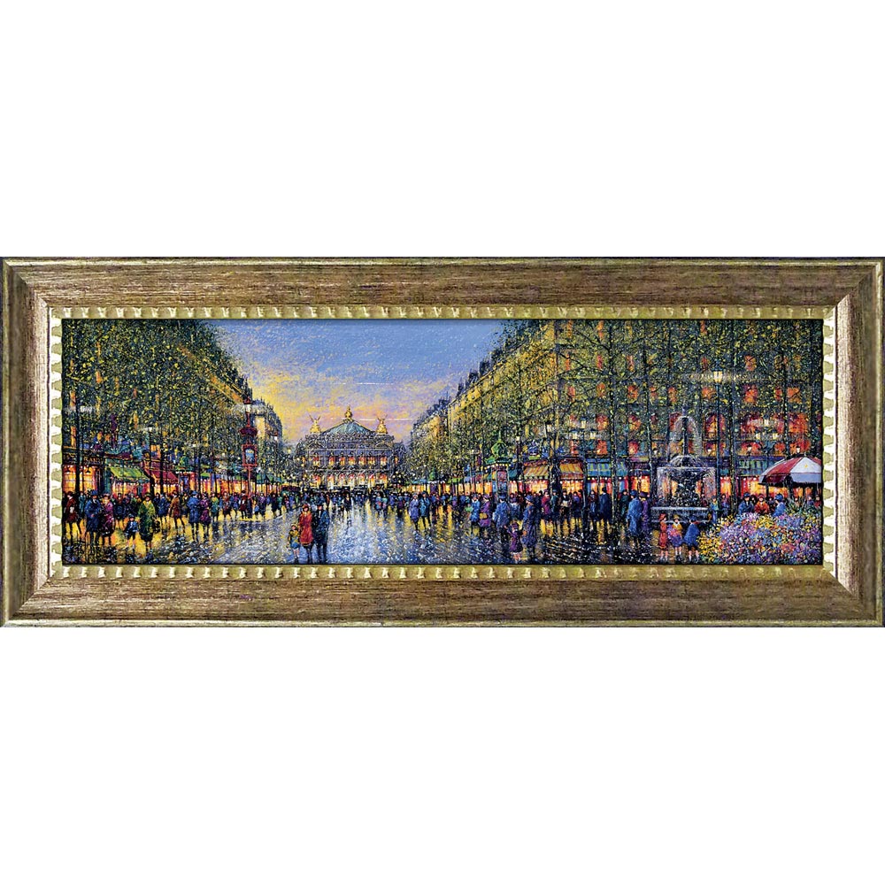 楽天市場】絵画 ギィ デサップ「オペラ通り」 額入り 風景画 壁に飾る